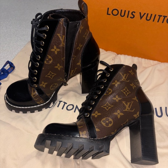 Louis Vuitton Shoes - Louis Vuitton calf skin monogram boots